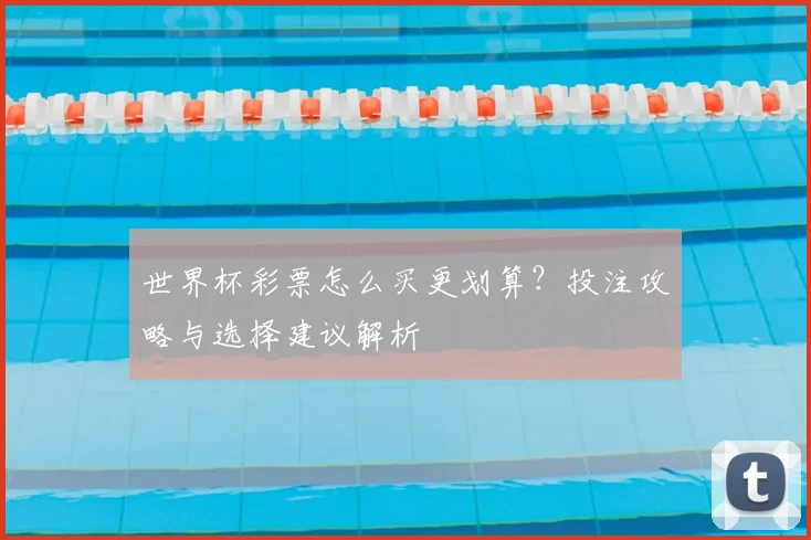 世界杯彩票怎么买更划算？投注攻略与选择建议解析